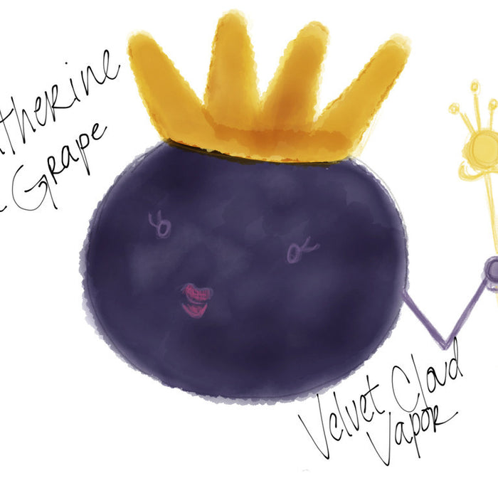 Catherine The Grape - a new flavour from Velvet Cloud Vapor