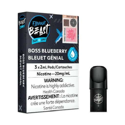 Flavour Beast Pods Boss Blueberry Iced