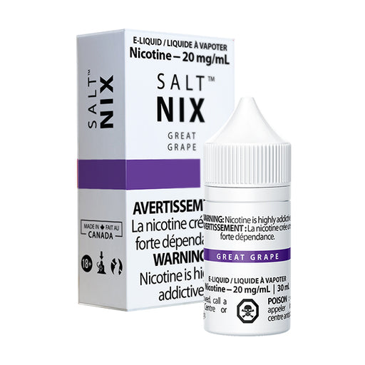 Salt Nix eLiquid Great Grape