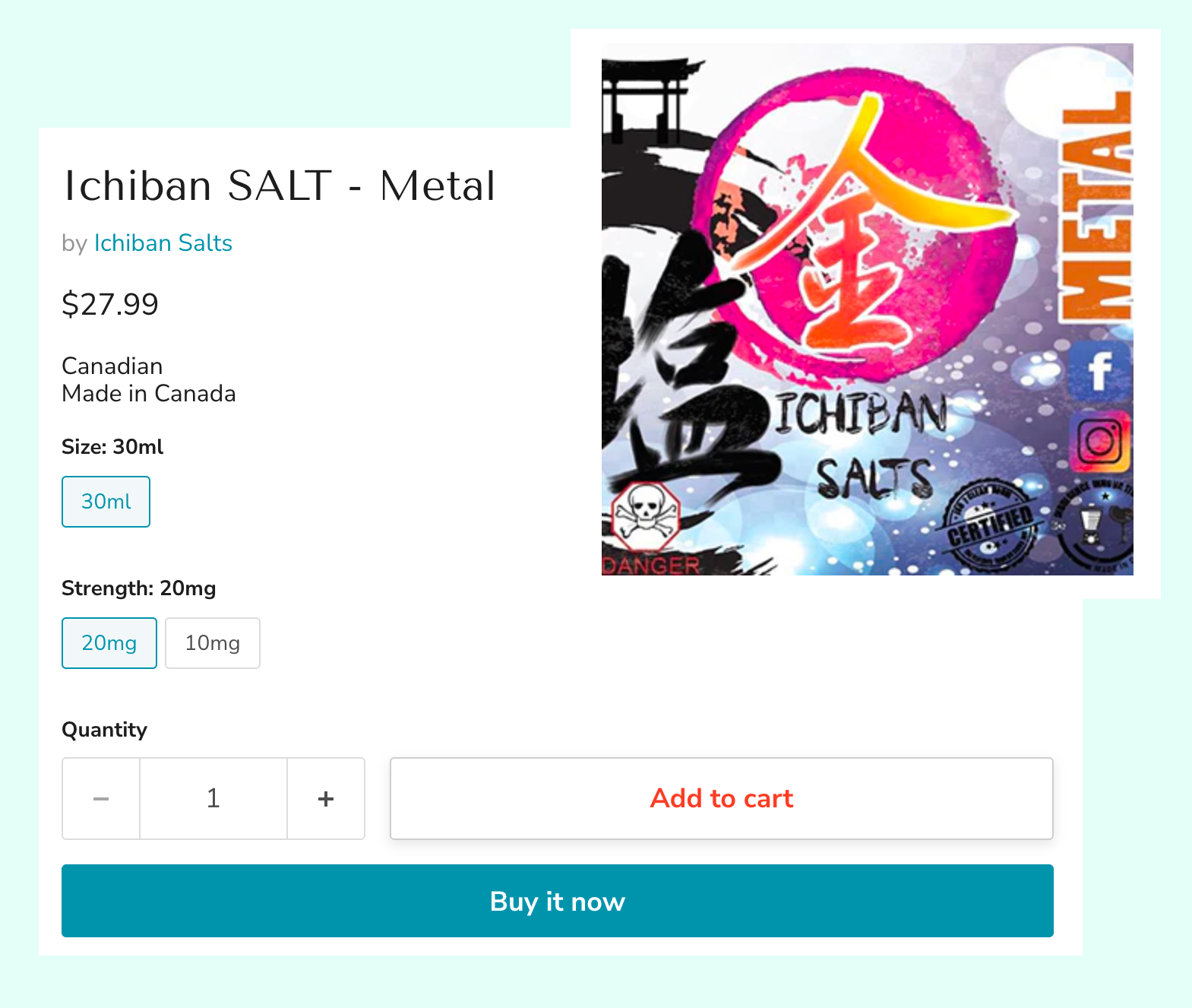 Made In Canada eliquids from Canadian Vape Brands