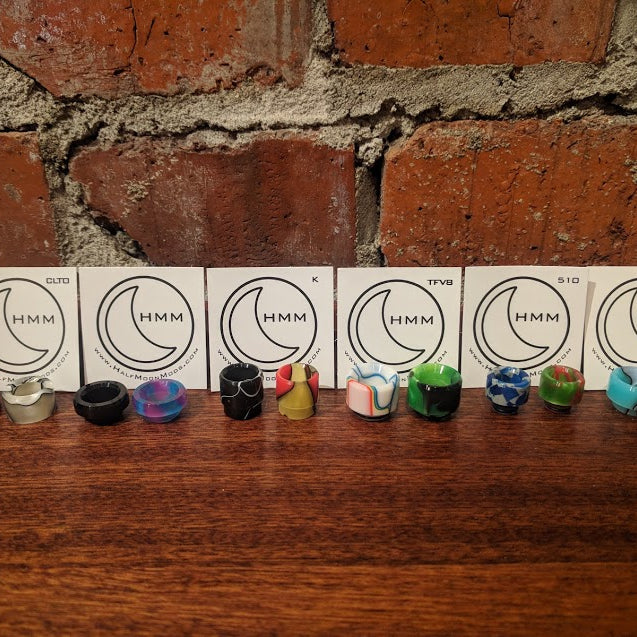 New Drip Tips by Half Moon Mods