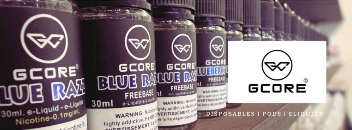 Gcore Eliquids PRE-filled Pods and Disposable Vapes