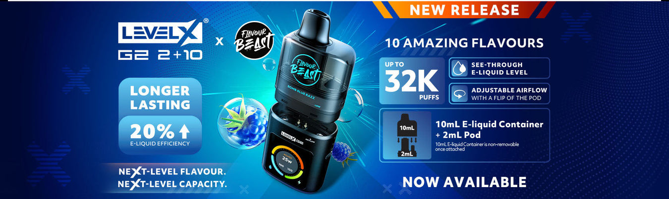 Flavour Beast LEvel X Pods BC Compliant