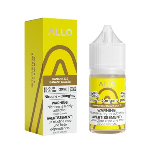 ALLO Banana Ice E-liquid in Vancouver