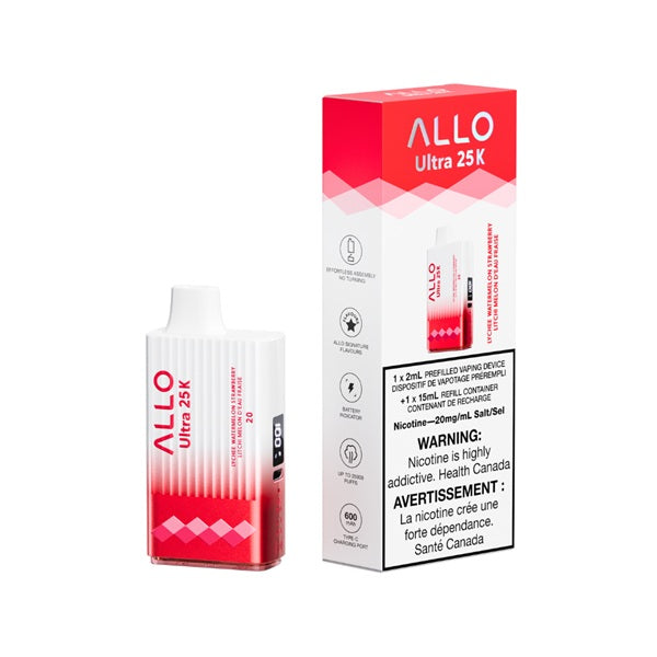 Allo ULTRA 25K - Lychee Watermelon Strawberry