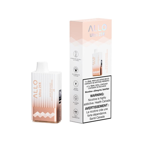 Allo ULTRA 25K - White Peach Razz