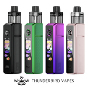 Voopoo Drag X3 Pod Mod Kits with Thunderbird Vapes logo