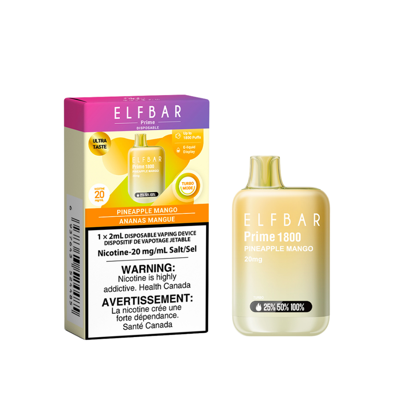 ELF Bar Prime 1800 - Pineapple Mango