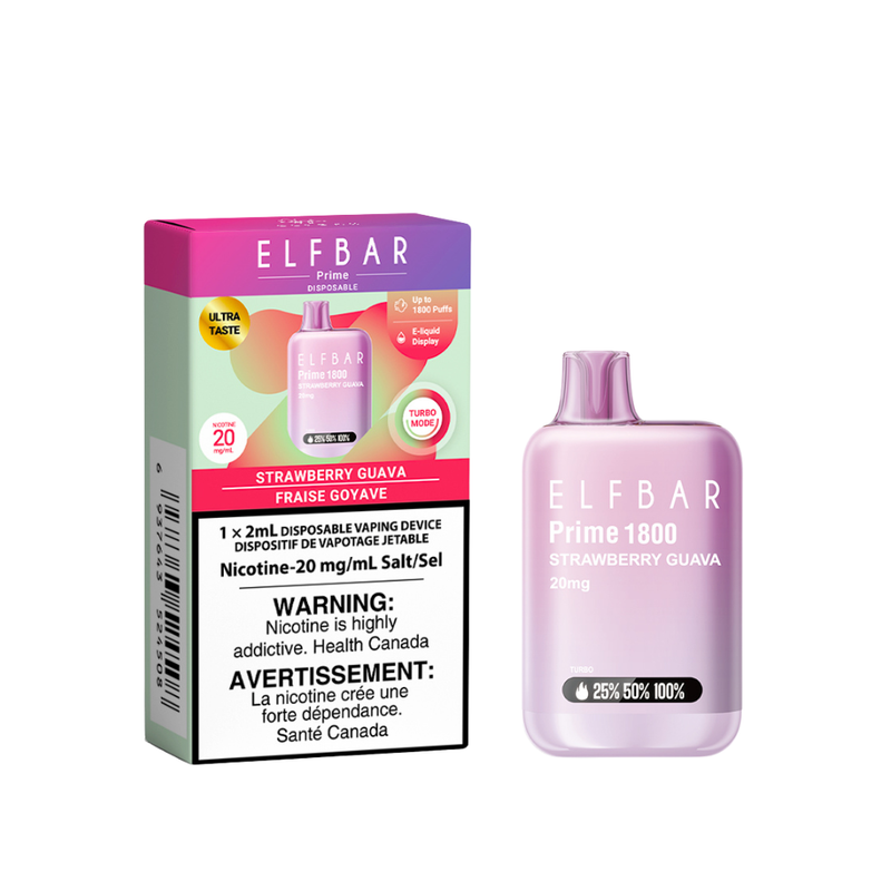 ELF Bar Prime 1800 - Strawberry Guava