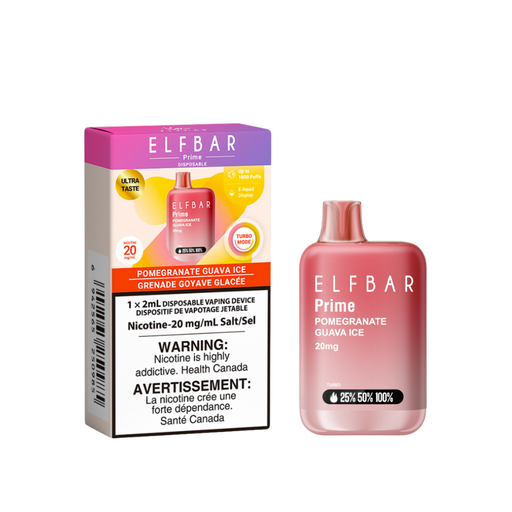 Elf Bar Prime vape device Pomegranate Guava Ice