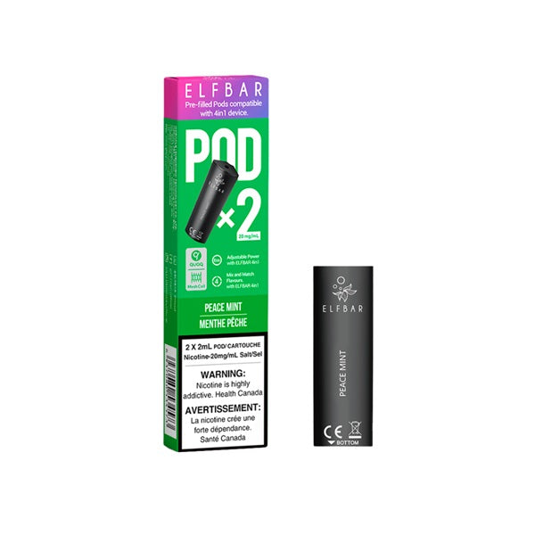 elf bar pods af5000 Elf Bar 4in1 Pods - Peace Mint | Vape Pods