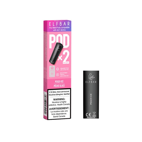 Elf Bar 4in1 Pods - Peach Ice | Vape Pods | Vancouver Vape Shops Thunderbird Vapes Elf Bar 4in1 Pods - Peach Ice | Vape Pods | Vancouver Vape Shops Thunderbird Vapes