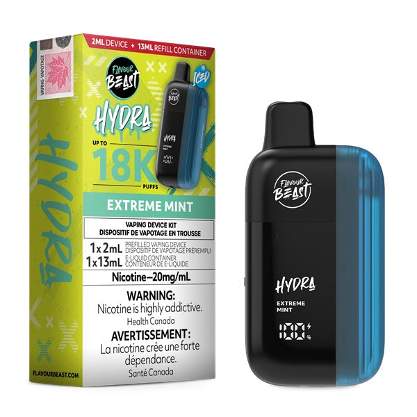 Flavour Beast HYDRA 18k - Extreme Mint Iced | Disposables | Vancouver Vape Shops Thunderbird Vapes Flavour Beast HYDRA 18k - Extreme Mint Iced | Disposables | Vancouver Vape Shops Thunderbird Vapes