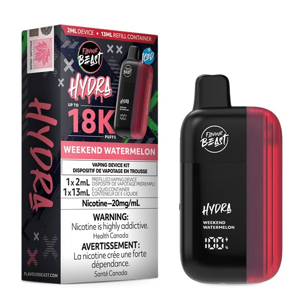 Flavour Beast HYDRA 18k - Weekend Watermelon Iced | Disposables | Vancouver Vape Shops Thunderbird Vapes Flavour Beast HYDRA 18k - Weekend Watermelon Iced | Disposables | Vancouver Vape Shops Thunderbird Vapes
