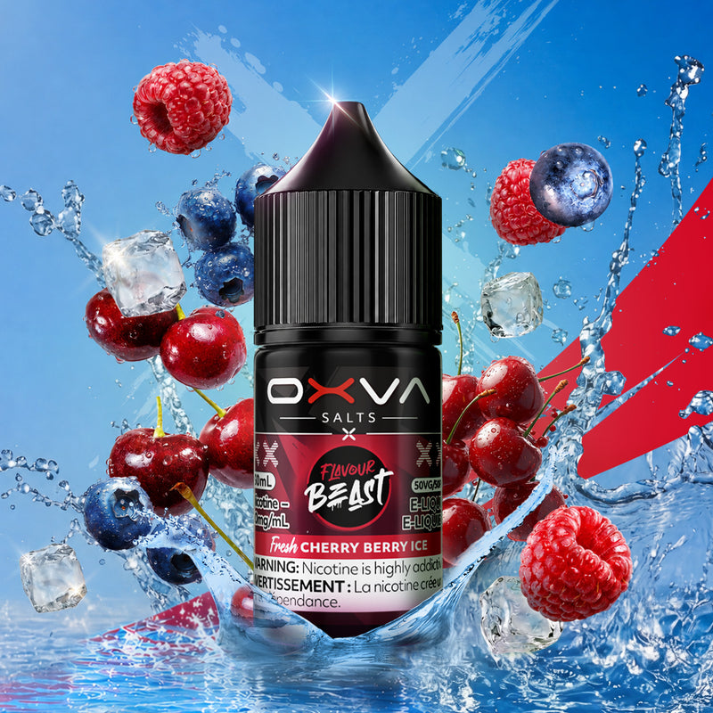 Flavour Beast x OXVA SALTS - Fresh Cherry Berry Ice