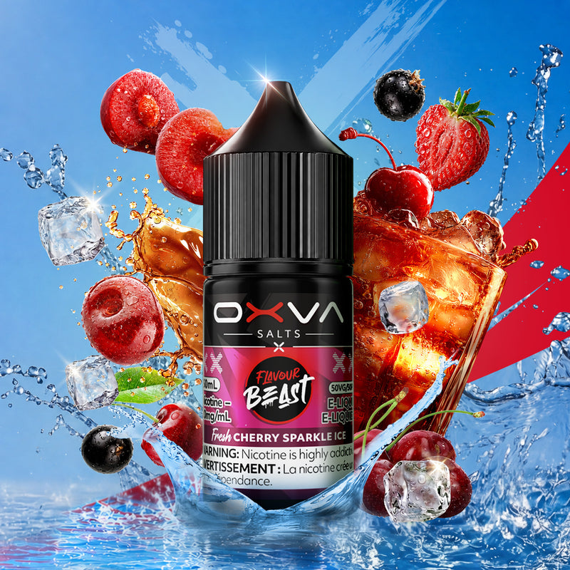 Flavour Beast x OXVA SALTS - Fresh Peach Cherry Lemon Ice