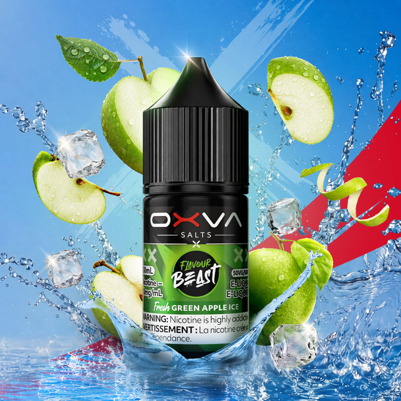 Flavour Beast x OXVA SALTS - Fresh Green Apple Ice