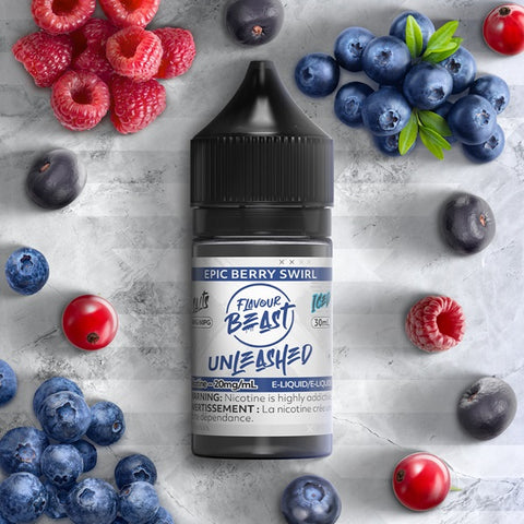 Flavour Beast Unleashed SALTS - Epic Berry Swirl Iced