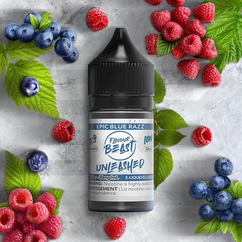 Flavour Beast Unleashed SALTS - Epic Blue Razz Iced