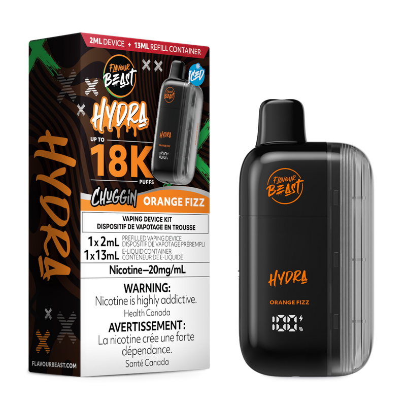 Flavour Beast HYDRA 18k - Chuggin' Orange