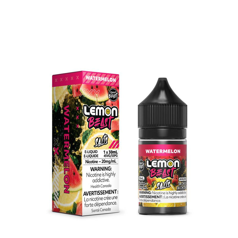 Flavour Beast Lemon Beast E-Liquid Nicotine Salt Watermelon