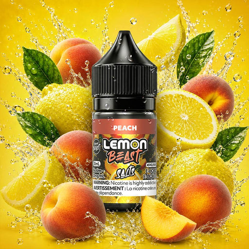 Flavour Beast Lemon e-juice e-liquid 20mg Salt NIC Peach