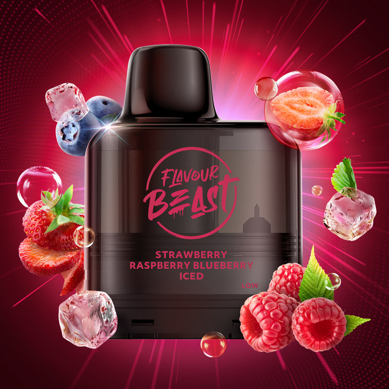 Flavour Beast Level X G2 Pod -  Strawberry Raspberry Blueberry Iced