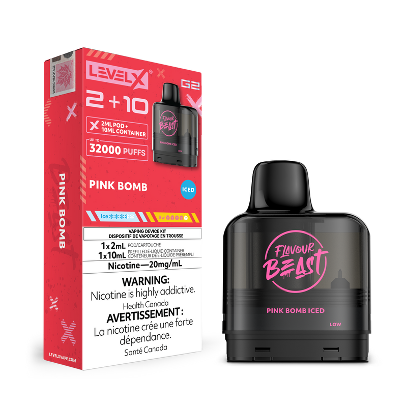 Flavour Beast Level X G2 Pod -  Pink Bomb Iced