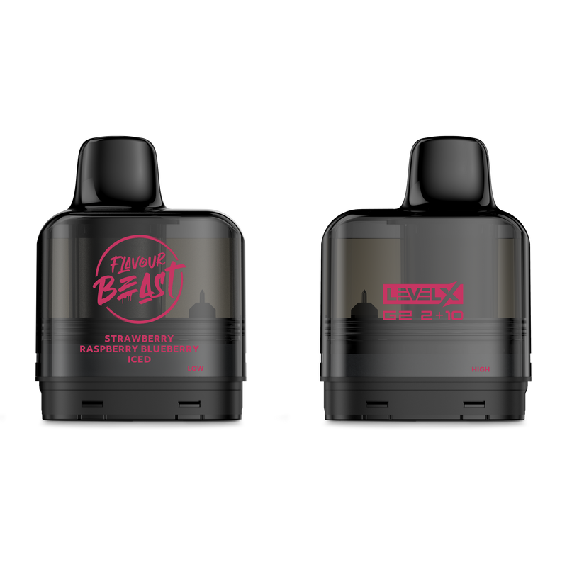 Flavour Beast Level X G2 Pod -  Strawberry Raspberry Blueberry Iced