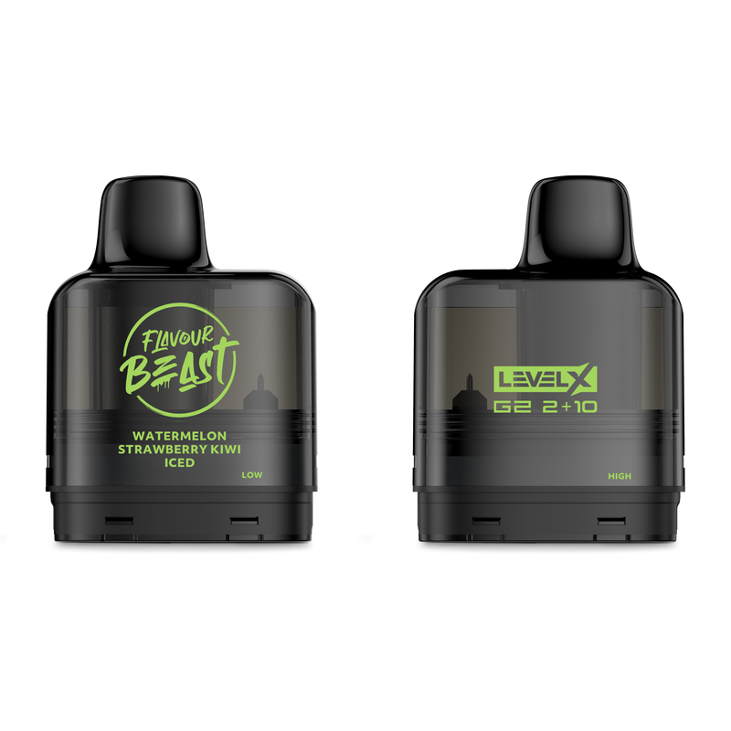 Flavour Beast Level X G2 Pod -  Watermelon Strawberry Kiwi Iced