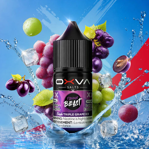 Flavour Beast Oxva E-Liquid E-Juice Triple grape Ice