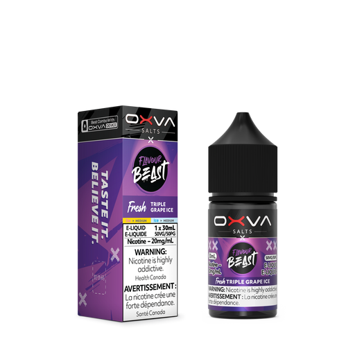 Flavour Beast Oxva E-Liquid E-Juice Triple grape Ice