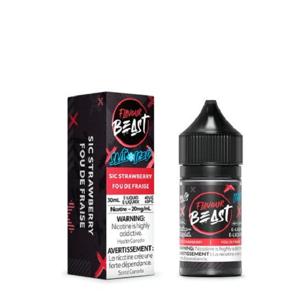 Flavour Beast Salts Sic Strawberry Iced