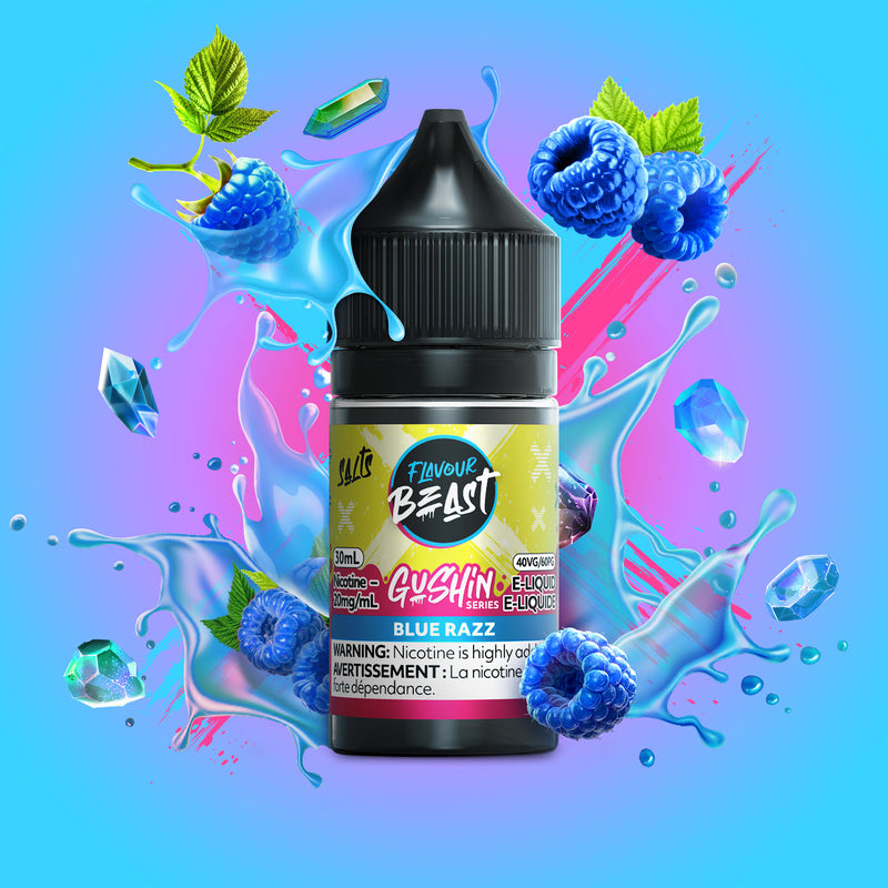 Flavour Beast SALTS GUSHIN Blue Razz | Vancouver Specialty Vape Shop Thunderbird Vapes Flavour Beast SALTS GUSHIN Blue Razz | Vancouver Specialty Vape Shop Thunderbird Vapes