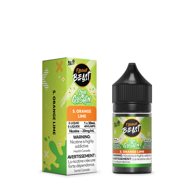 Flavour Beast SALTS SOUR GUSHIN - S. Orange Lime