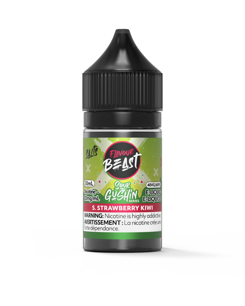 Flavour Beast eLiquid SOUR GUSHIN - S. Strawberry Kiwi