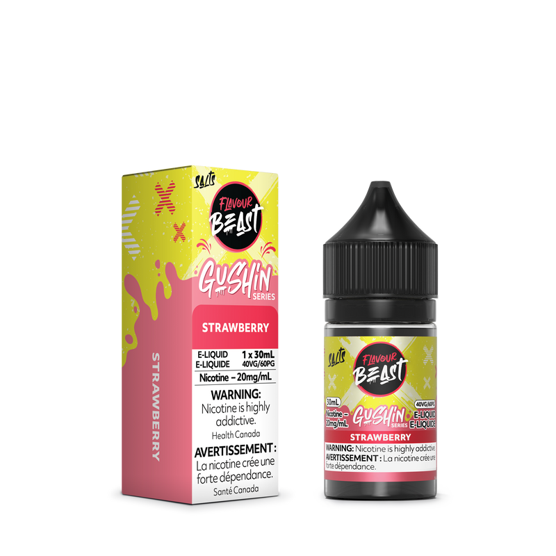 Flavour Beast SALTS GUSHIN - Strawberry