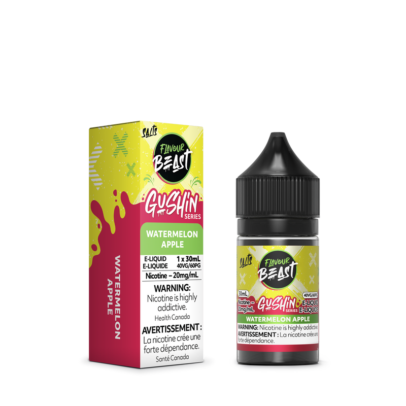 watermelon apple vape juice Flavour Beast E-Liquid GUSHIN - Watermelon Apple