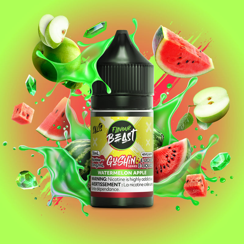 Flavour Beast SALTS GUSHIN - Watermelon Apple