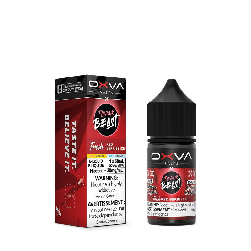 Flavour Beast x OXVA SALTS - Fresh Red Berries Ice