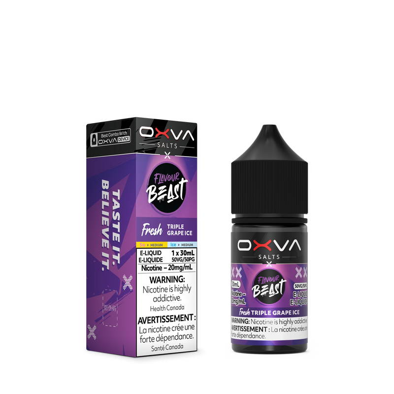 Flavour Beast x OXVA SALTS - Fresh Triple Grape Ice