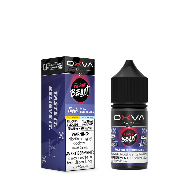 Flavour Beast x OXVA SALTS - Fresh Wild Berries Ice