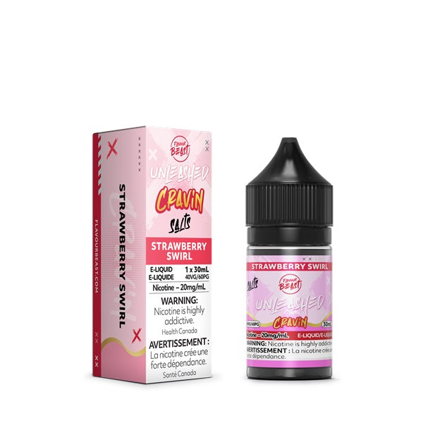 Flavour Beast Unleashed Cravin SALTS - Strawberry Swirl