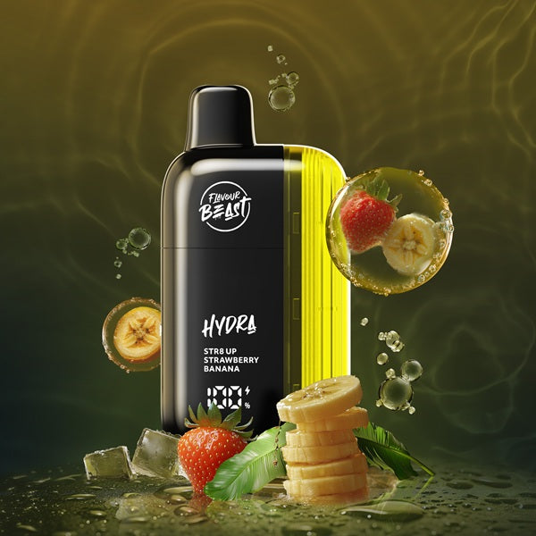 Flavour Beast HYDRA 18k - Str8 Up Strawberry Banana Iced