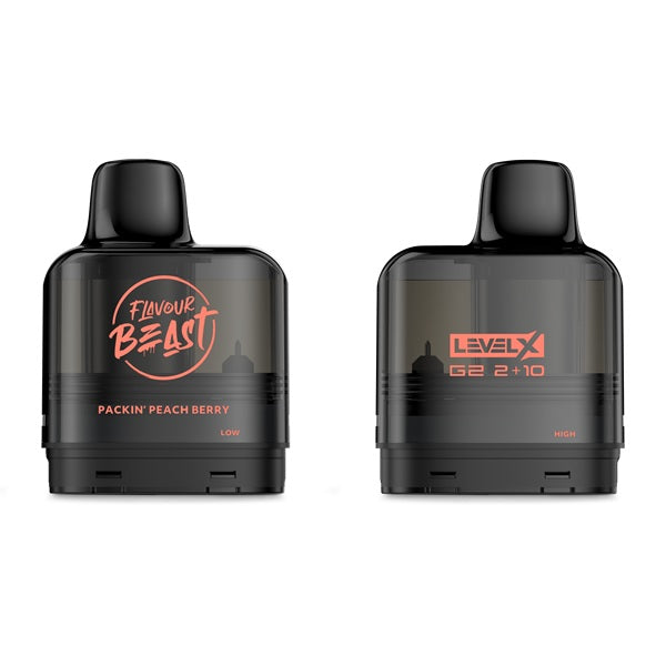 Flavour Beast Level X G2 Pod - Packin' Peach Berry