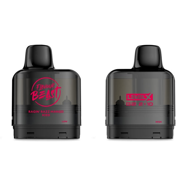 Flavour Beast Level X G2 Pod - Ragin' Razz Mango Iced