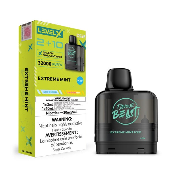 Flavour Beast Level X G2 Pod - Extreme Mint Iced