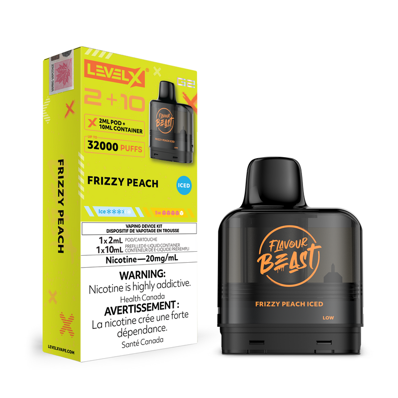 Flavour Beast Level X G2 Pod -  Frizzy Peach Iced