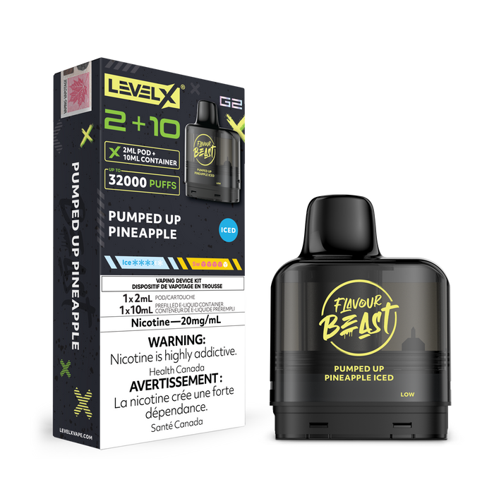 Flavour Beast Level X G2 Pod - Pumped Up Pineapple Iced