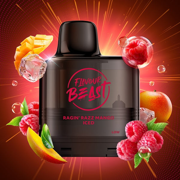 Flavour Beast Level X G2 Pod - Ragin' Razz Mango Iced